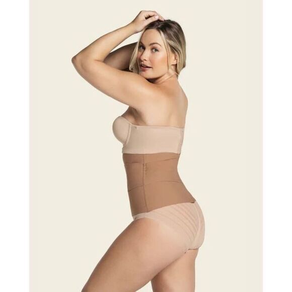 Leonisa NWT 3-Belt Custom Waist Cincher with Lumbar Support XL/2XL - Picture 2 of 6